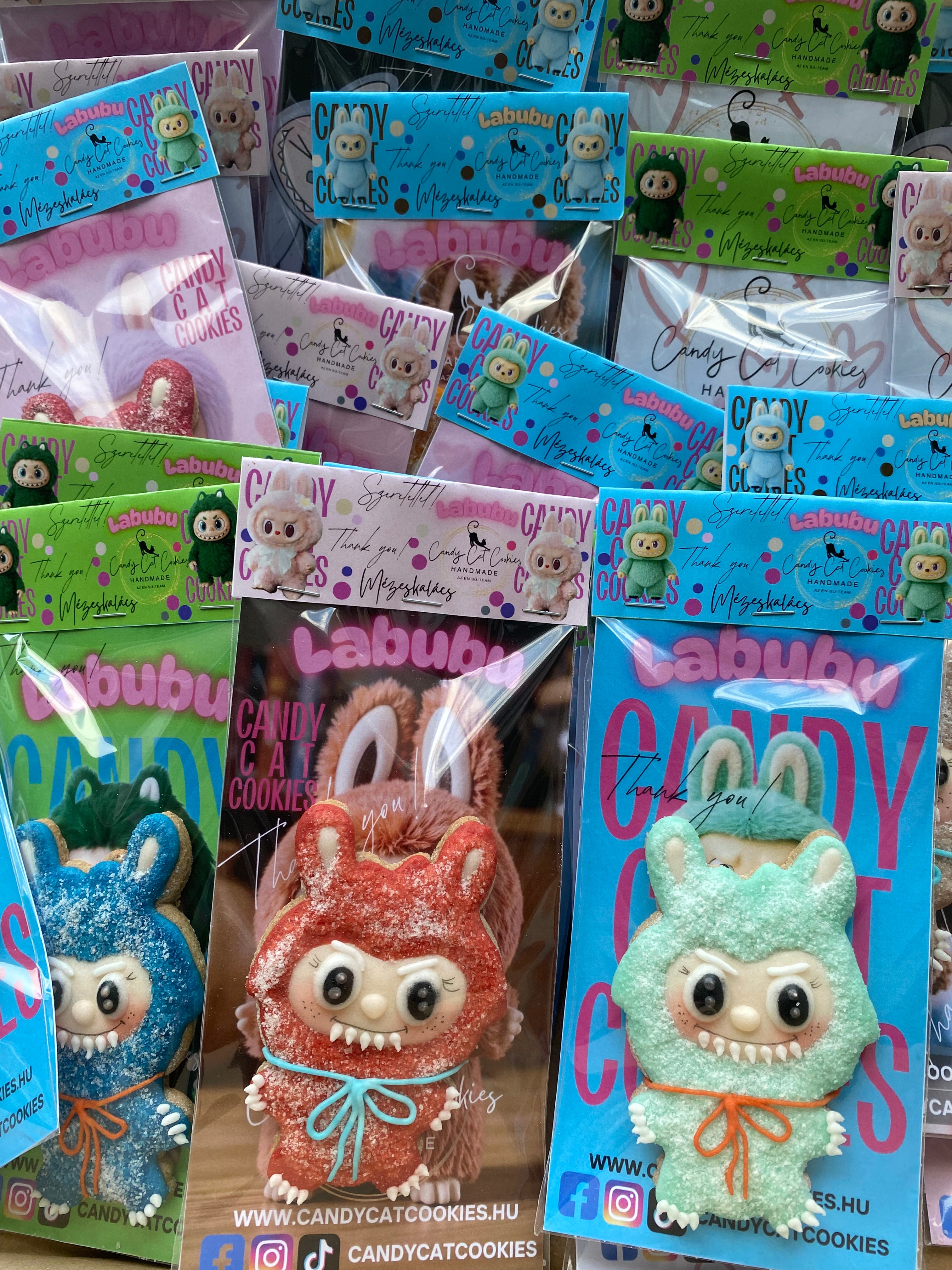 Candy Cat Cookies - Kézzel készült PRÉMIUM mézeskalácsok